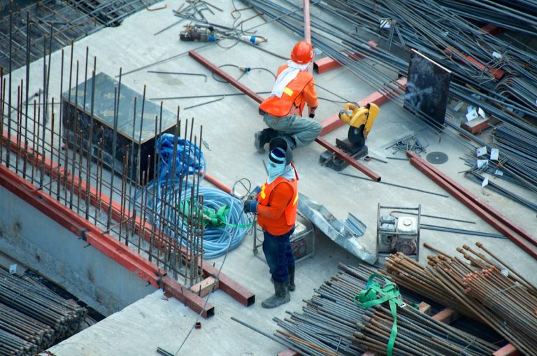 Steel construction structure